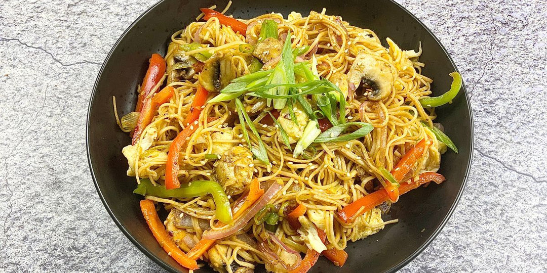 Asiatisches Hähnchen aus dem Wok