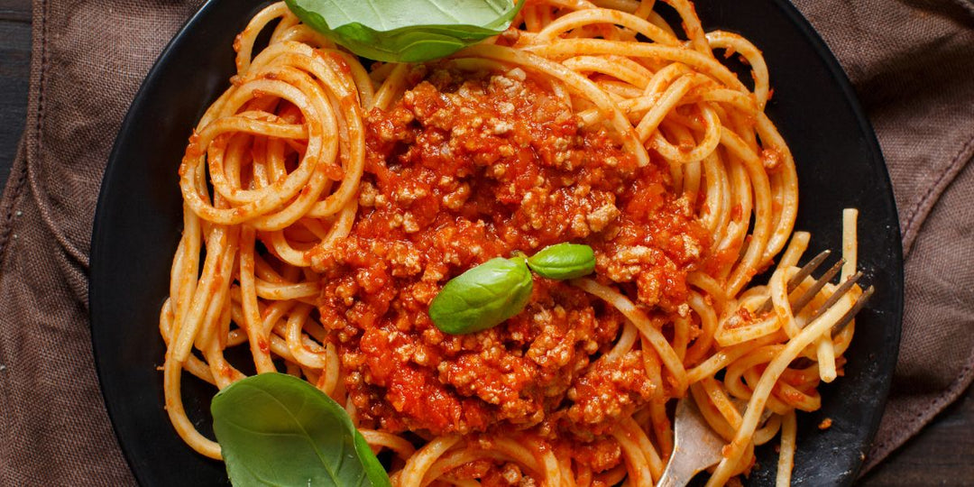 Spaghetti mit Fleischsoße