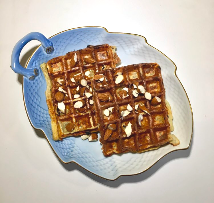 Gesunde Bananenwaffeln