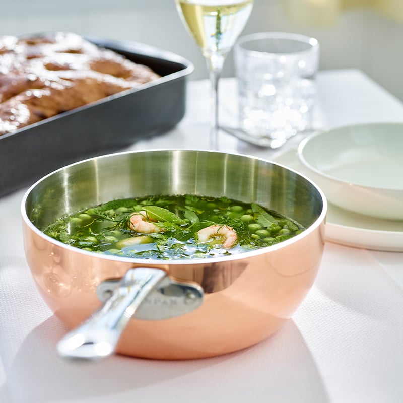 Scanpan - Sauteuse aus Kupfer 20 cm - Maitre D' Induktion