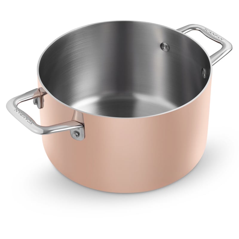 Scanpan Maitre D' Kochtopf 3,5 Liter Kupfer unbeschichtet - induktionsgeeignet