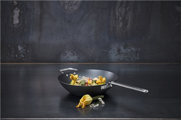 Scanpan - Wok 30 cm - Schwarzes Eisen