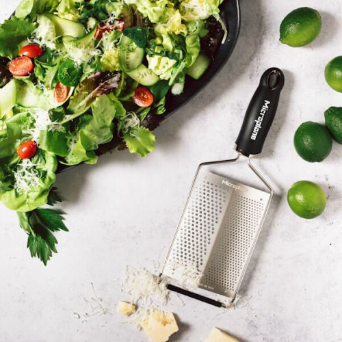 Microplane Gourmet Reibe mit Doppelklinge, fein/grob