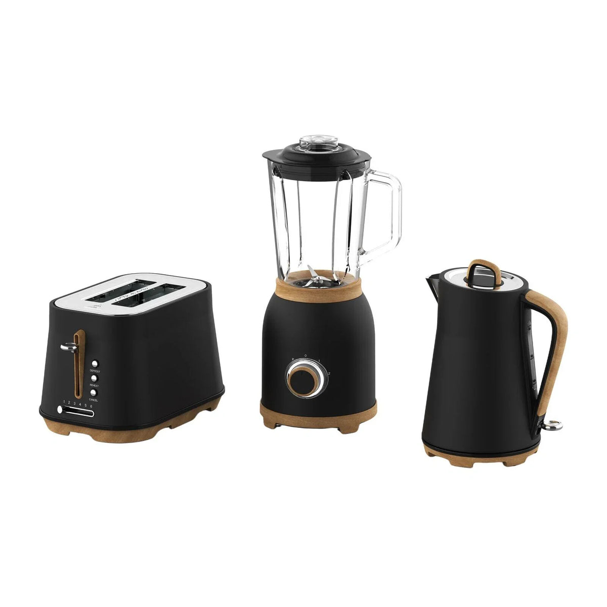 Witt Frühstücksset Premium Element schwarz