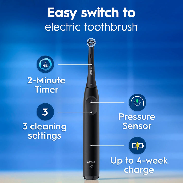 Oral-B Zahnbürste IO2 Black + Reiseetui