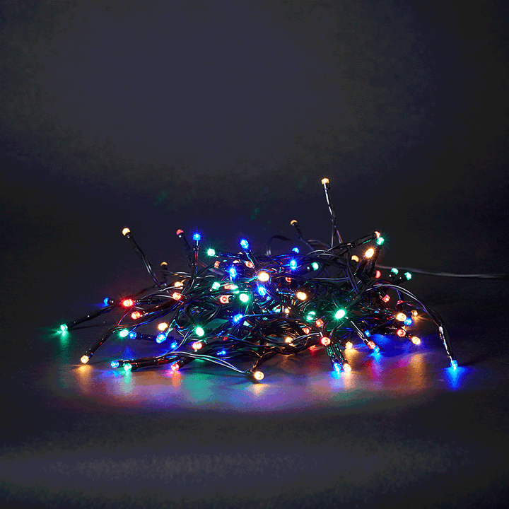 Conzept – Lichterkette, mehrfarbig, 160 LEDs, 3xAA-Batterien – mit Doppeltimer