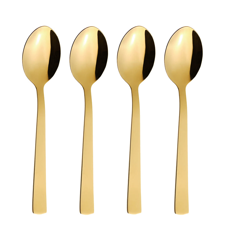 AIDA - RAW Dessertlöffel 4 Stück - Gold