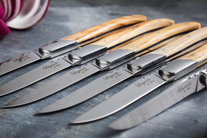 Laguiole by Haws Steakmesser, 6-teilig, Eiche
