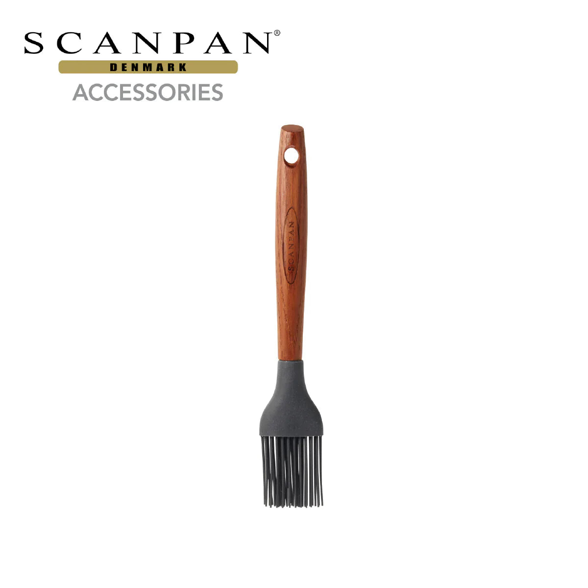 Scanpan - Backpinsel 22 cm - Karbonisierte Asche