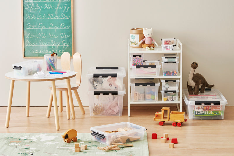 Smartstore – Klassische Aufbewahrungsbox 5, 3,6 l, mit Deckel – transparenter Kunststoff