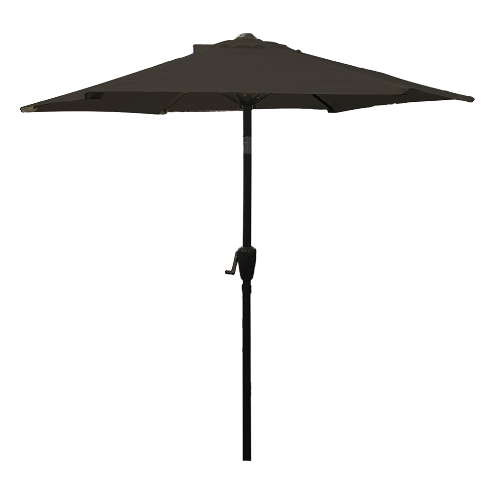 Hoffmann - Madrid Sonnenschirm Ø2 m Alu grau Nr. 120