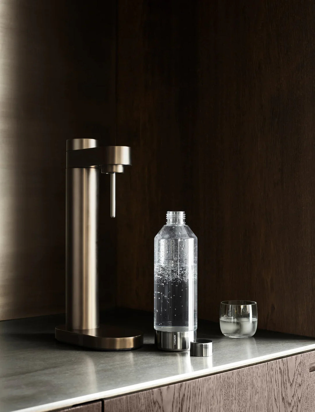 Stelton - BRUS Flasche für Getränkeautomaten, 1,15 l, klar