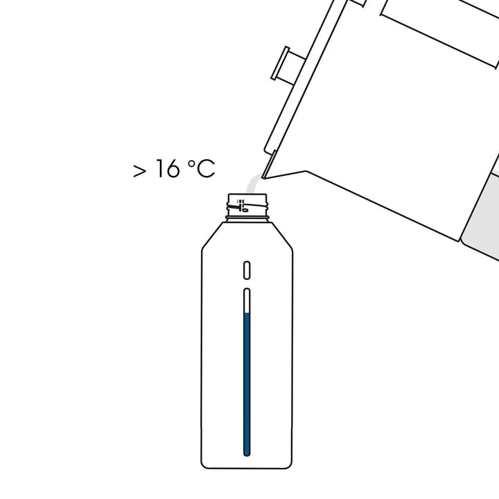 Stelton - BRUS Flasche für Sprudelwasser 1,2 l Stahl