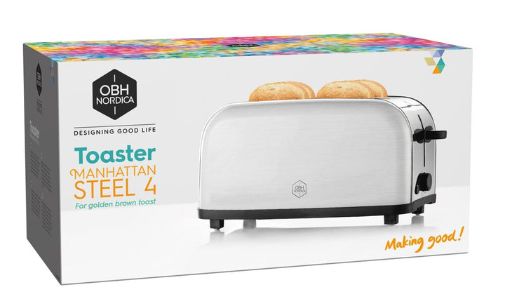 OBH Nordica – Standtoaster Manhattan Steel 4