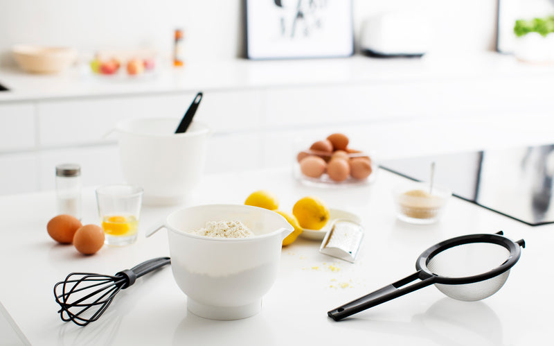 GastroMax – Mixa Line Rührschüsseln, 3-teilig – Weiß