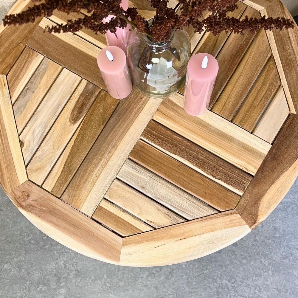 Dacore - Café-Tisch Ø66 cm Teakholz der Güteklasse C