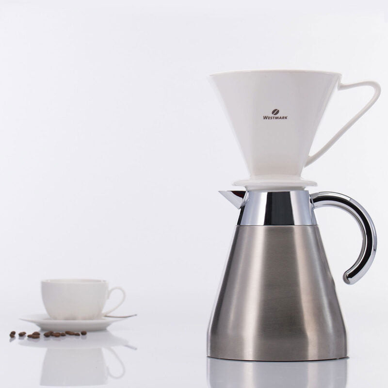 Westmark - Kaffeefilter aus Porzellan, 6 Tassen