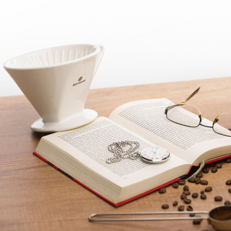 Westmark - Kaffeefilter aus Porzellan, 6 Tassen