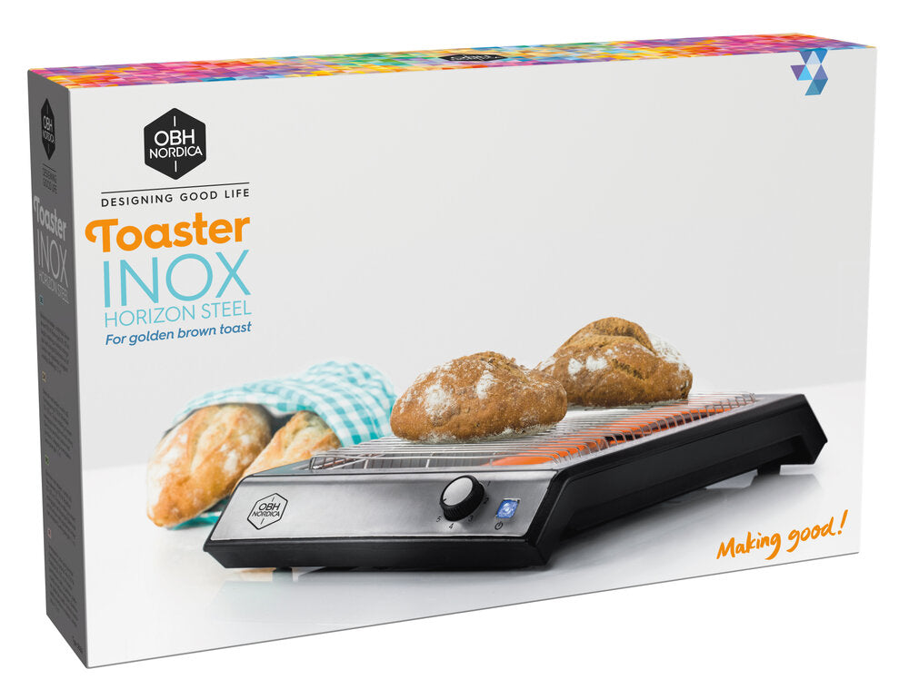 OBH Nordica Toaster flach Inox Horizon