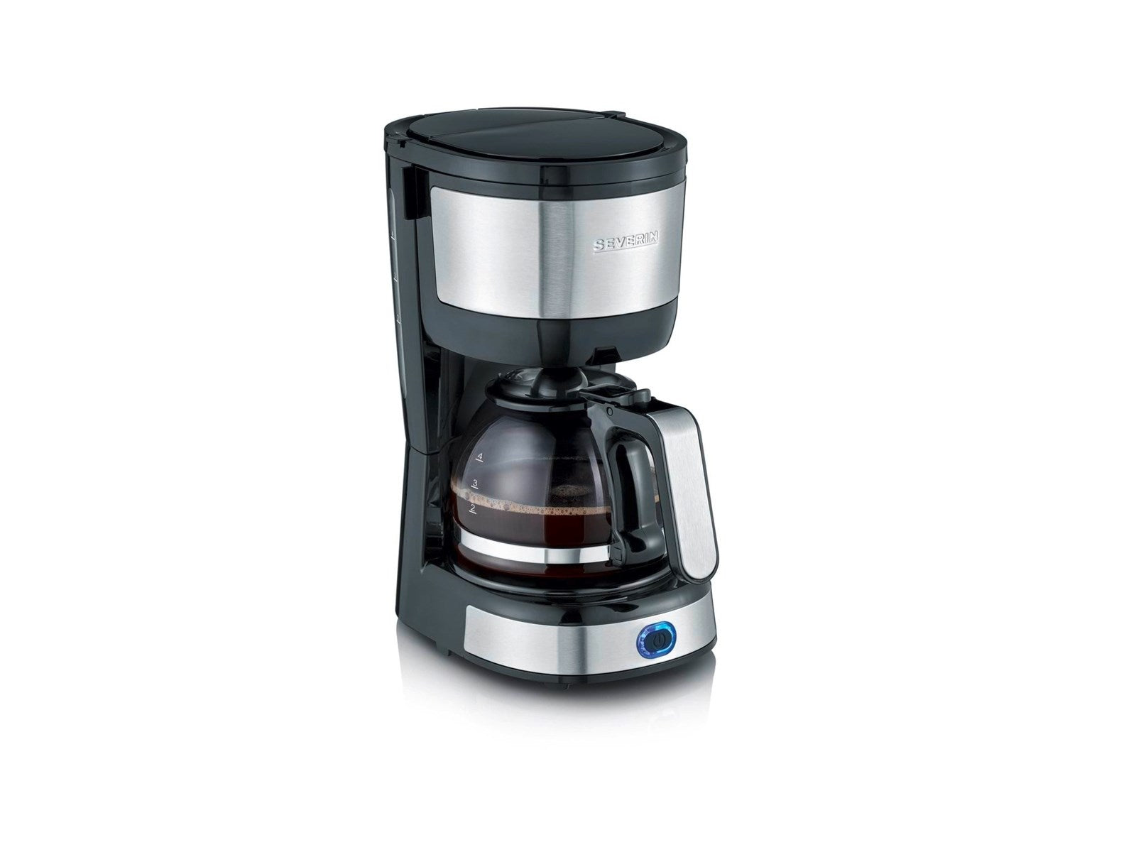 Severin Kaffeemaschine, 4 Tassen, Edelstahl, 750 W