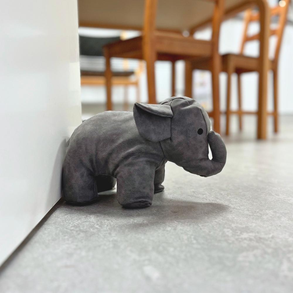 Türstopper Elefant 25 cm grau/braun 1 Stück - 2 verschiedene Farben