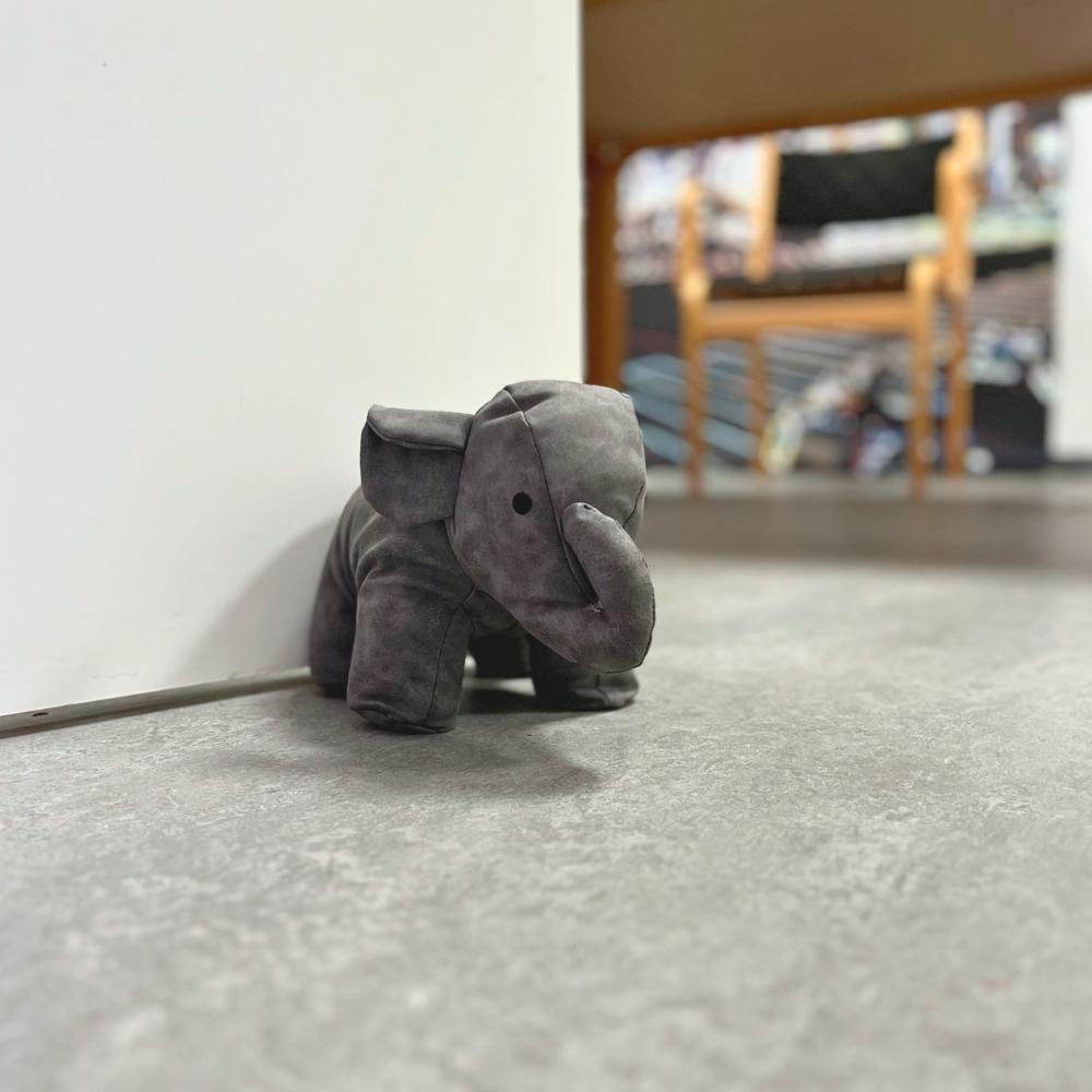 Türstopper Elefant 25 cm grau/braun 1 Stück - 2 verschiedene Farben