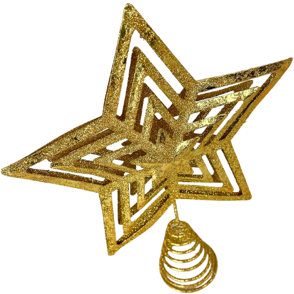 The Old Pharmacy – Sternenkollektion, oberer Stern, 24 x 18,8 x 5 cm – Gold