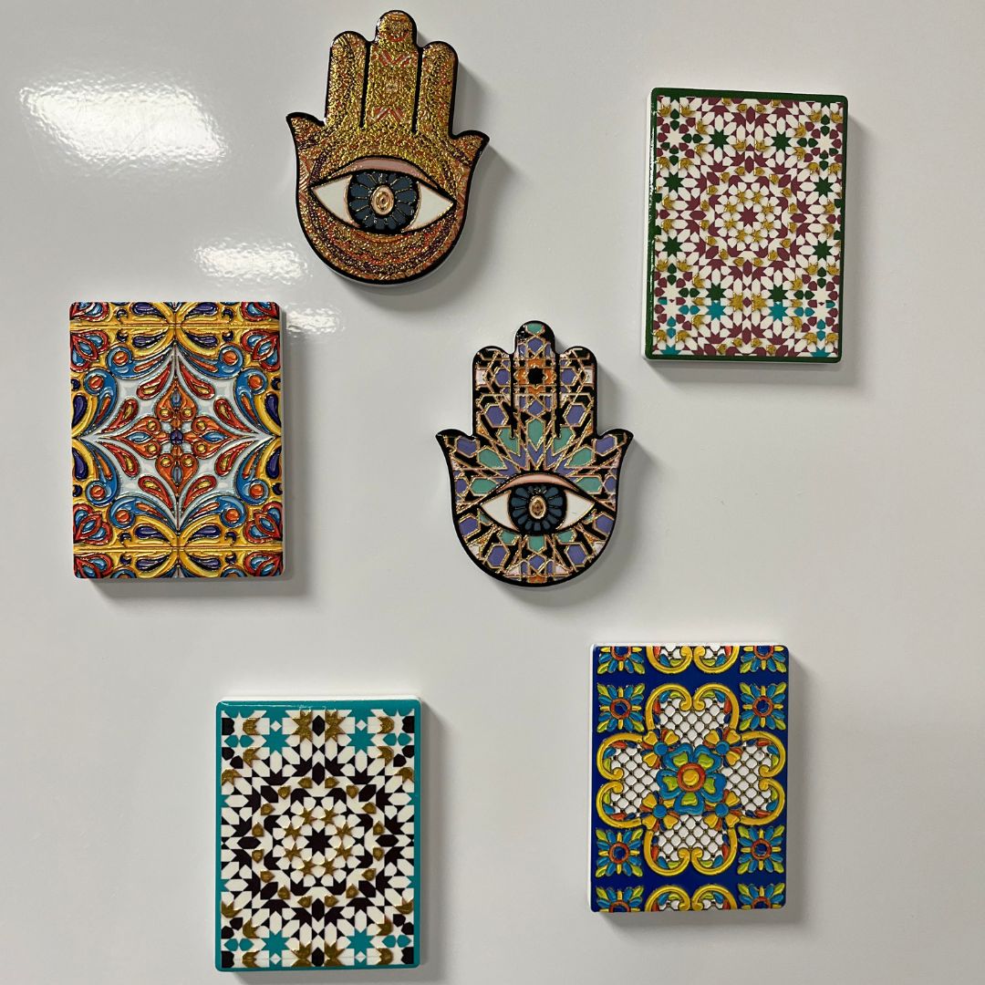 Kühlschrankmagnet, 1 Stück – 6 verschiedene Designs