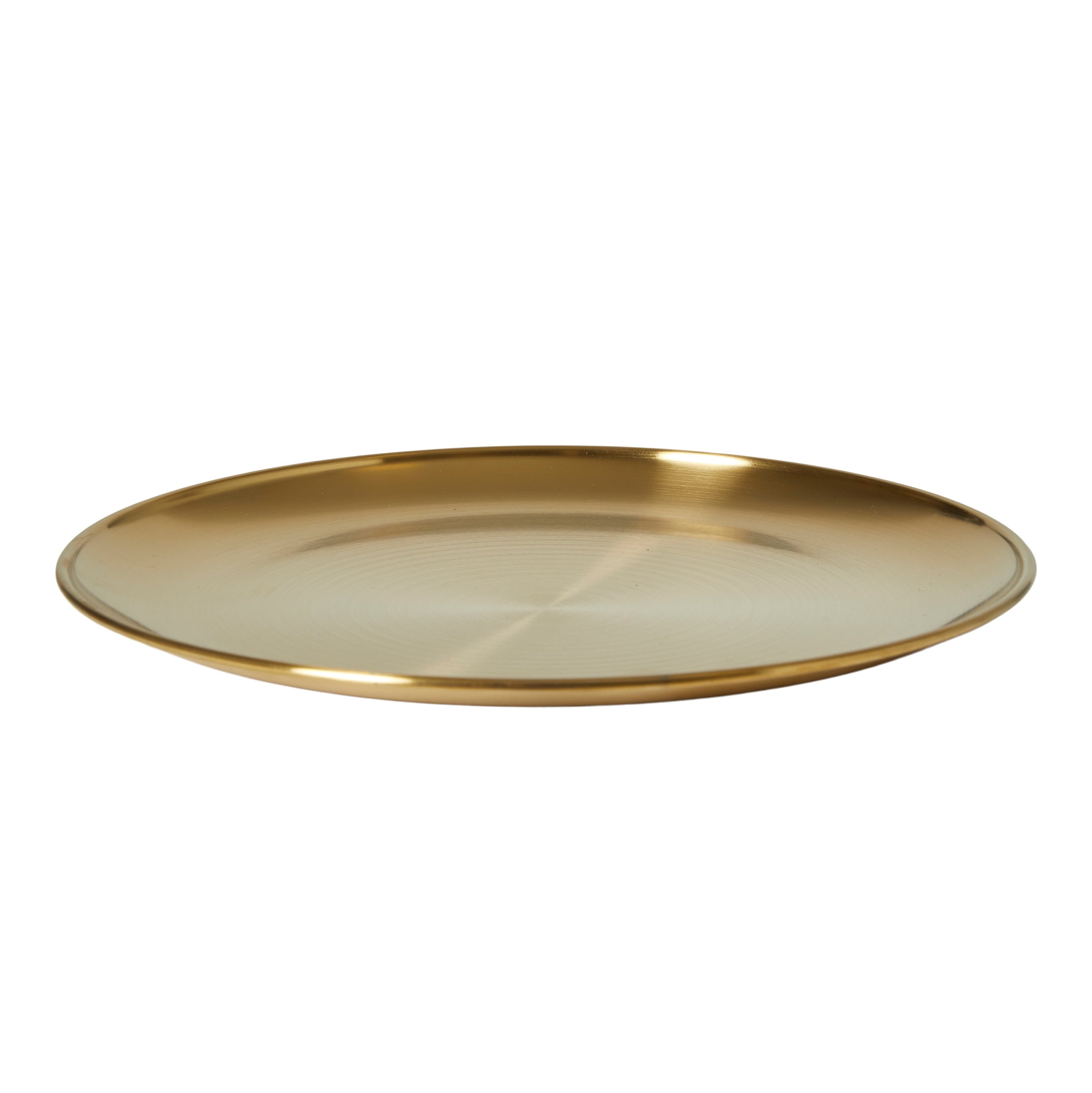 Teller Ø20 cm Edelstahl - Gold