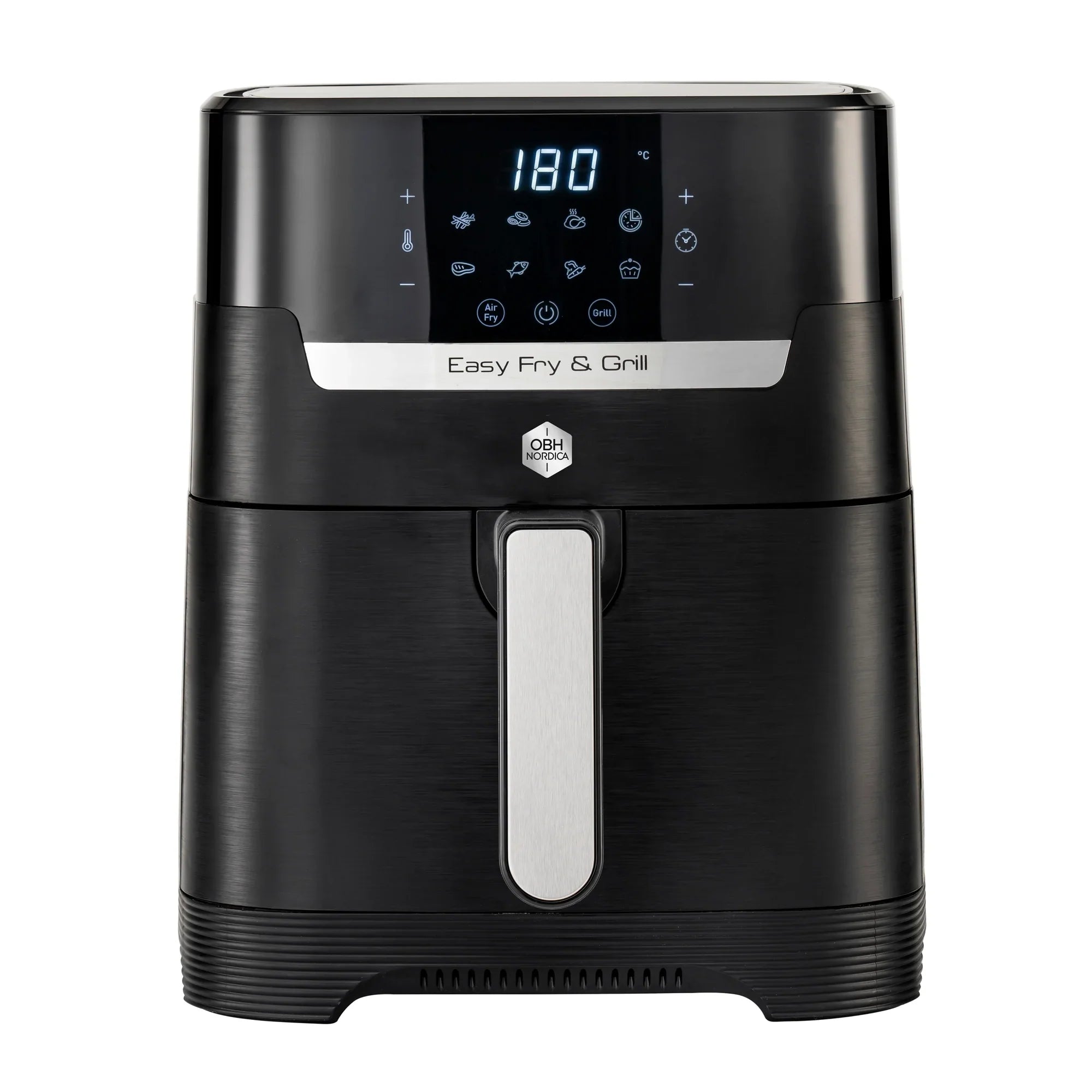 OBH Nordica Easy Fry Precision 2-in-1 Digitalfritteuse, Schwarz