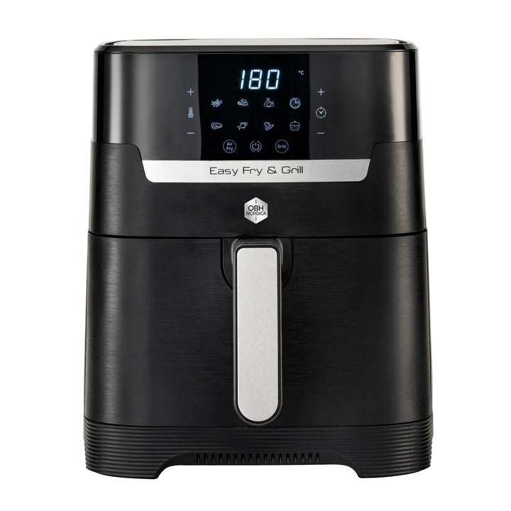 OBH Nordica Easy Fry Precision 2-in-1 Digitalfritteuse, Schwarz