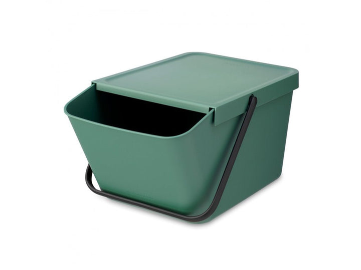 Brabantia - Sort &amp; Go stapelbarer Abfalleimer 20L - Jadegrün