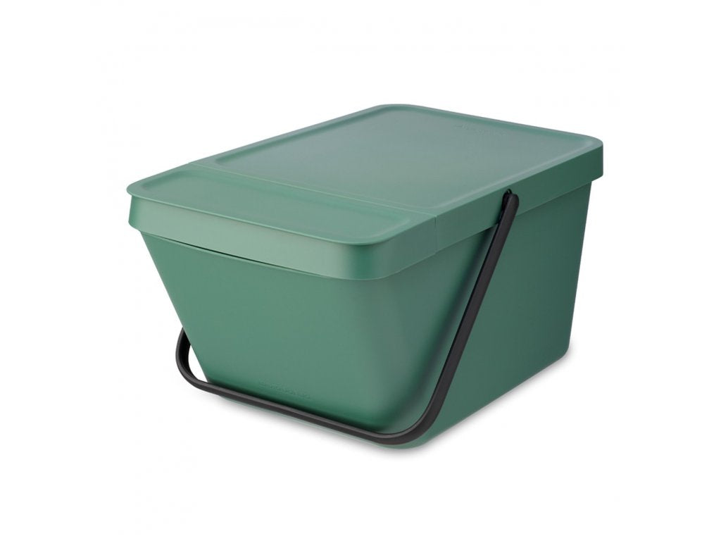 Brabantia - Sort &amp; Go stapelbarer Abfalleimer 20L - Jadegrün