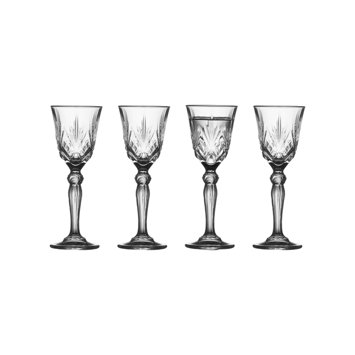 Lyngby Glass - Melodia Schnapsglas 5cl 4 Stück.