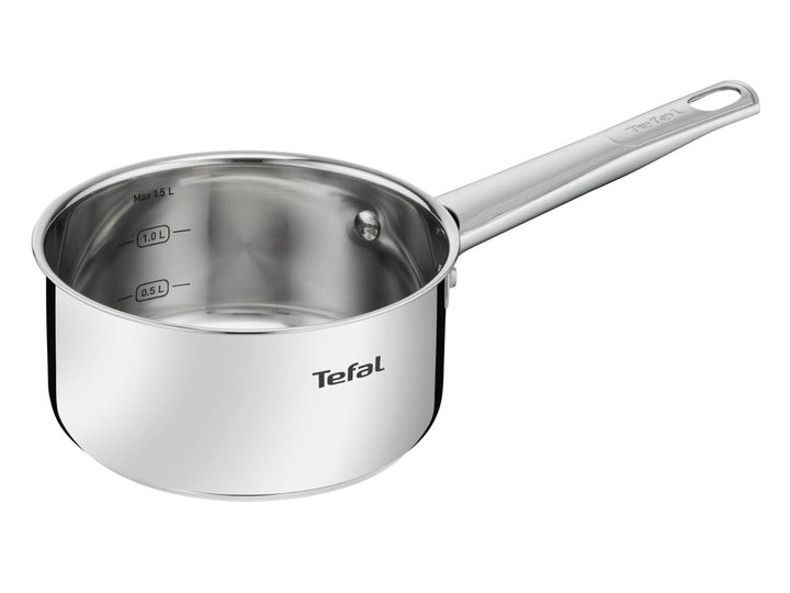 Tefal - Cook eat Topf-/Pfannenset mit 4 Teilen aus Edelstahl