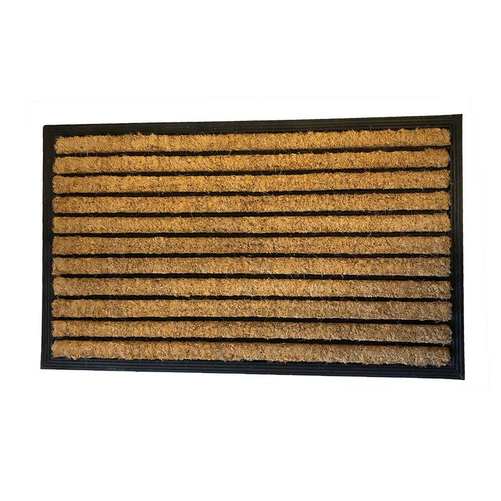 Fußmatte – mit Streifen aus Kokosnuss und Gummi, 45 x 75 cm