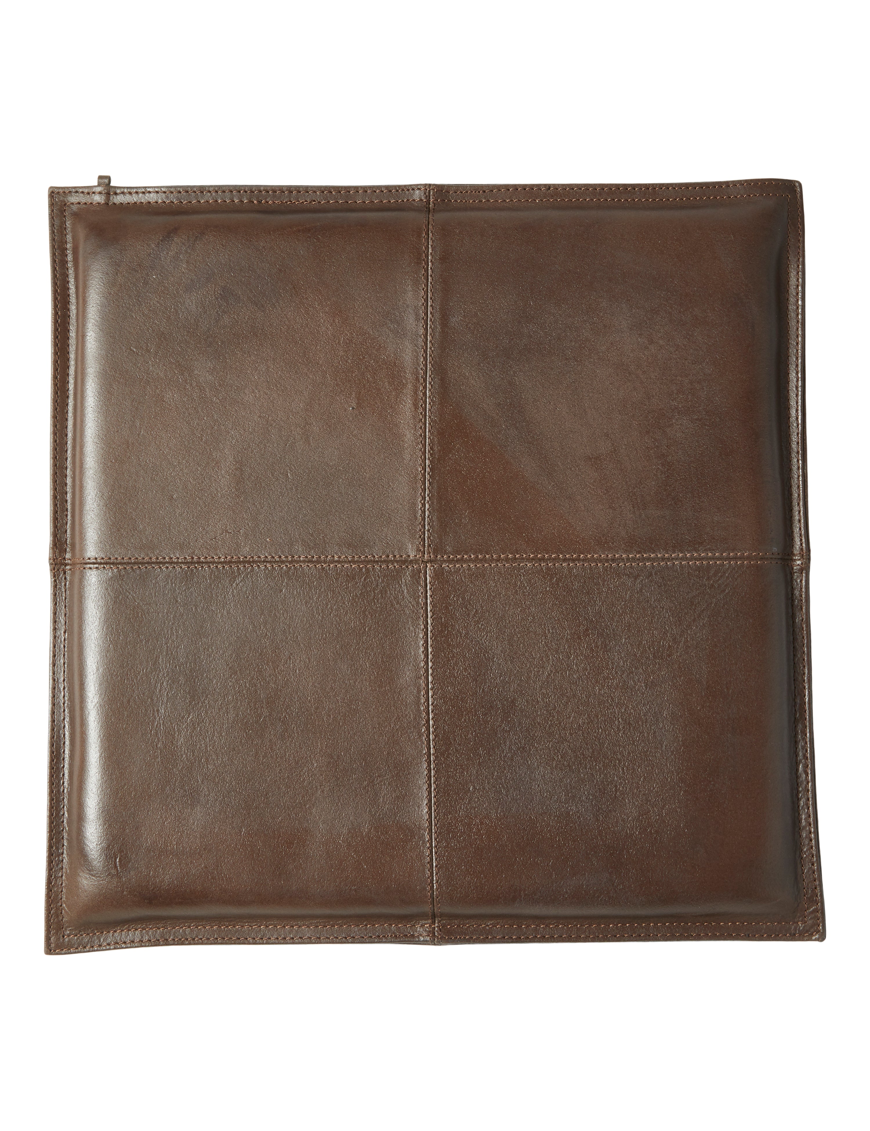 Sitzkissen 38x38 Büffelleder braun