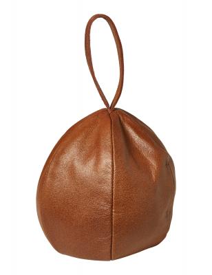 Türstopper mit Tragegurt Ø21 cm, Leder natur