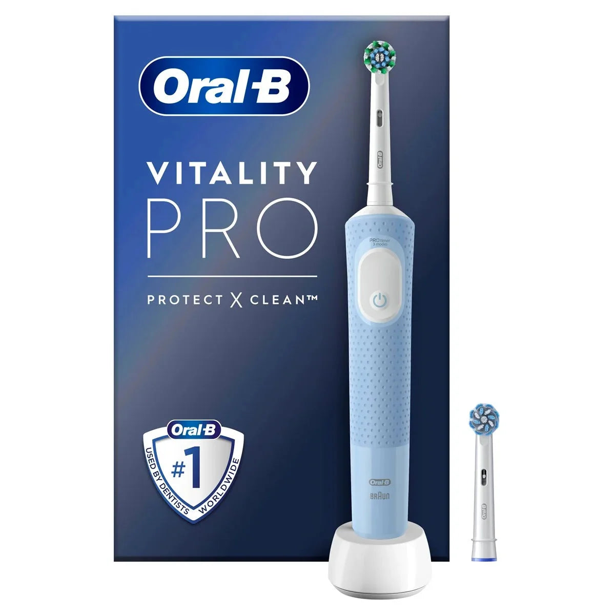 Oral-B Zahnbürste Vitality PRO Protect & Clean blau