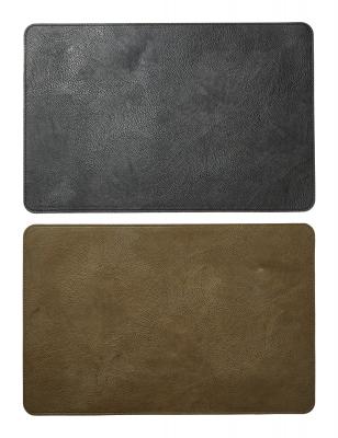 Wendbares Platzset - PU 30x45 cm schwarz/oliv