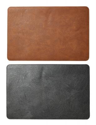 Wendbares Platzset – PU 30x45 cm Cognac/Schwarz
