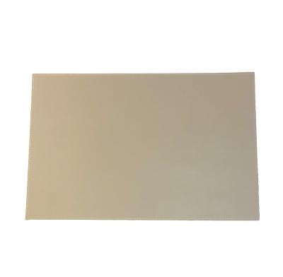 Dacore - Platzset aus Kunstleder, hart, beige, 30 x 45 cm
