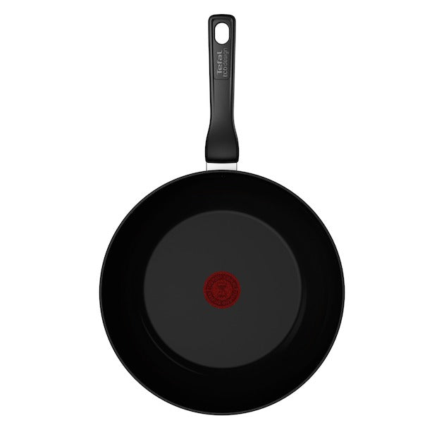 Tefal - Renew Wok aus schwarzer Keramik, 28 cm