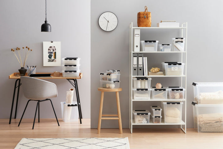 Smartstore – Klassische Aufbewahrungsbox 5, 3,6 l, mit Deckel – transparenter Kunststoff
