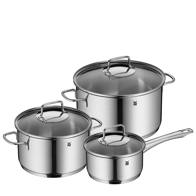 WMF - Astoria Topfset, 6-teilig mit Glasdeckel