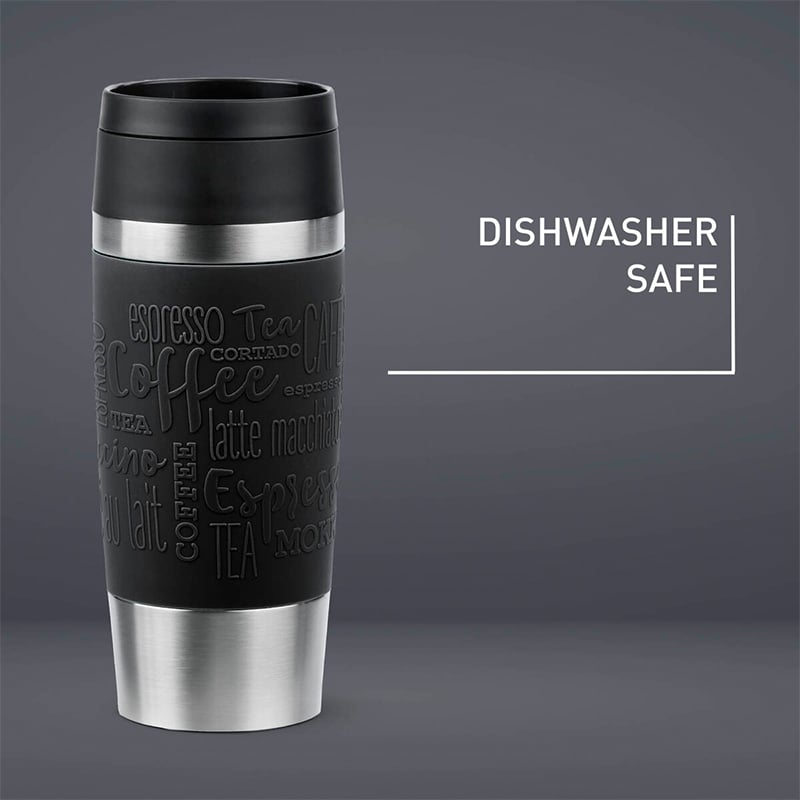 Reisebecher – Klassisch 0,36 l Schwarz