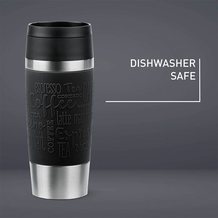 Reisebecher – Klassisch 0,36 l Schwarz