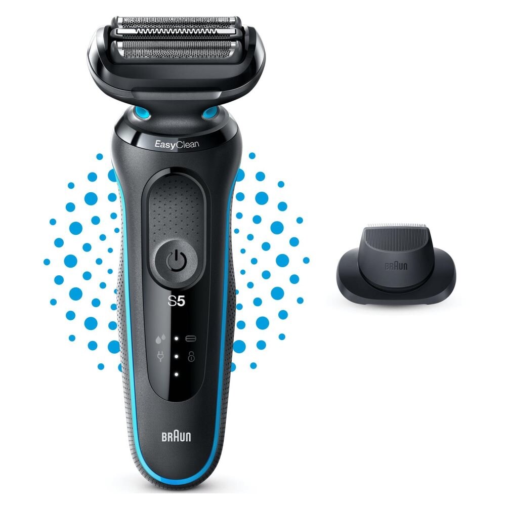 Braun Series 5 51-M1200s Rasierer/Trimmer, Schwarz, Blau