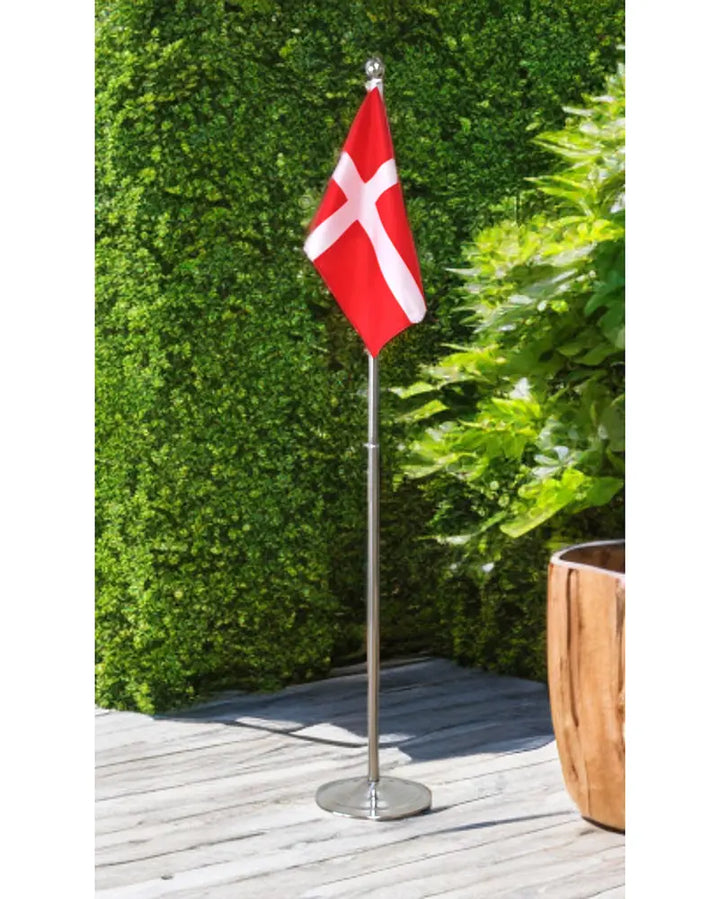 Bodenfahne aus Metall - Dannebrog 108-192 cm