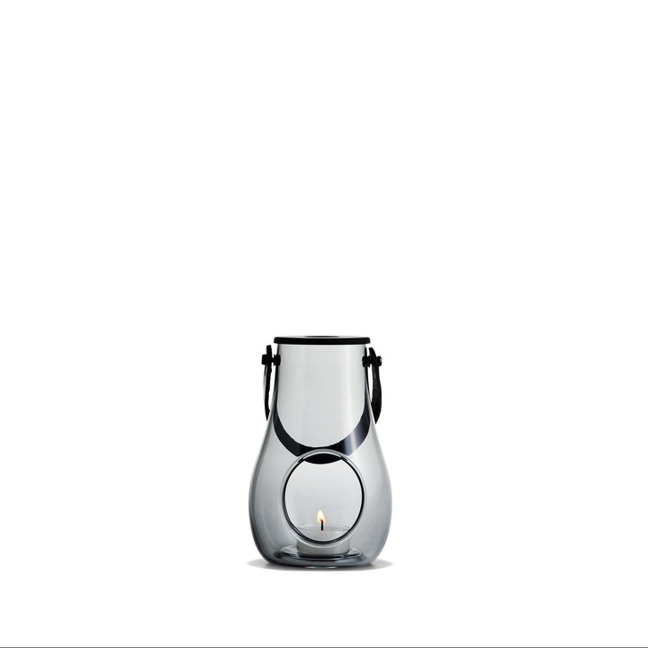Holmegaard - Design mit Lichtlaterne 16,5 cm Rauch
